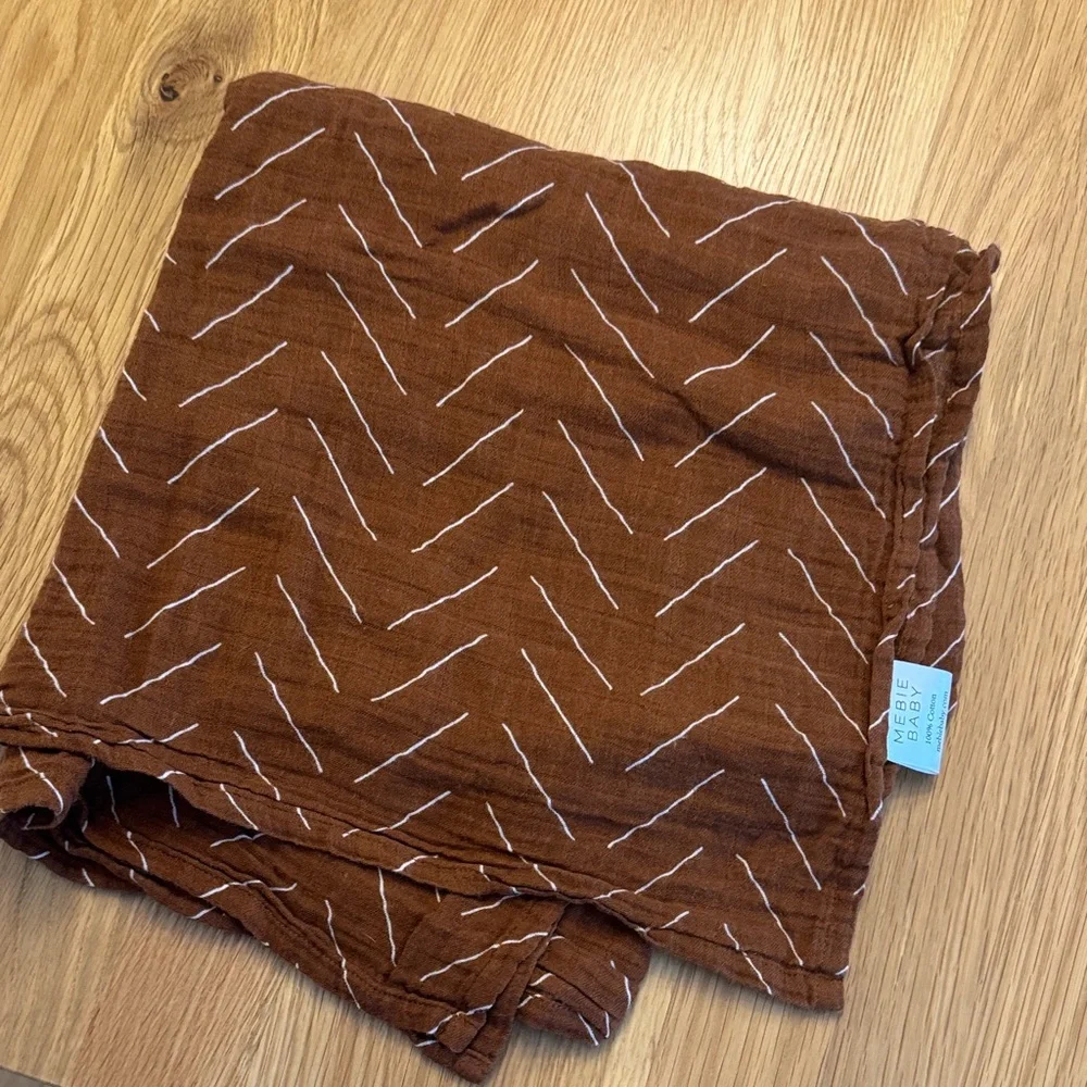 Brown Baby Swaddle Blanket